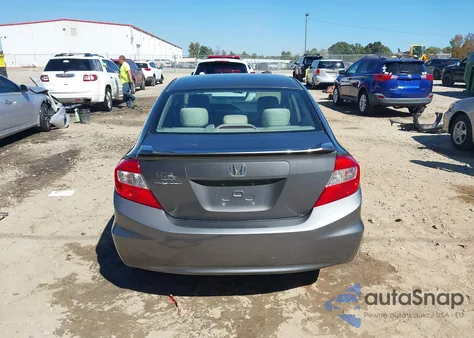 2012 Honda Civic Ex z USA, uszkodzony, nr VIN 2HGFB2F89CH505873
